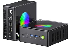 GMKtec Gaming Mini PC AMD Ryzen 9 8945HS (Turbo 5.1GHz) 32GB DDR5 2TB SSD, Computers PC Oculink, Dual NIC LAN 2.5G, WiFi 6, USB3.2, USB-C 4.0, BT5.2, DP, HDMI, Dual Fan Nucbox K11