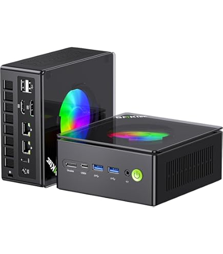 MACHENIKE ミニPC 7840hs 16G+1TB Amazon.com: Machenike Mini Desktop, AMD 8-Core Ryzen 9