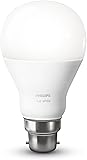 Philips Hue B22 Bayonet Cap Personal Wireless Lighting LED Light Bulb, 1 x 9.5 W - White