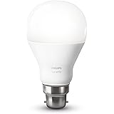 Philips Hue White Personal Wireless Lighting LED B22 Light Bulb, 1 x 9.5 W Bayonet Cap [Apple Homekit Enabled], Works with Alexa