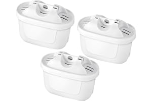 APPLIANCEMATES Water Filter Replacement for Mavea filters 3 pack,Compatible With Brita Mavea 1001122 Maxtra and LEVOIT Pitcher