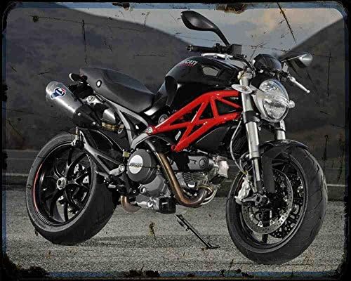 Ducati Monster 796 11 4 A4 Metal Sign Motorbike Vintage Aged