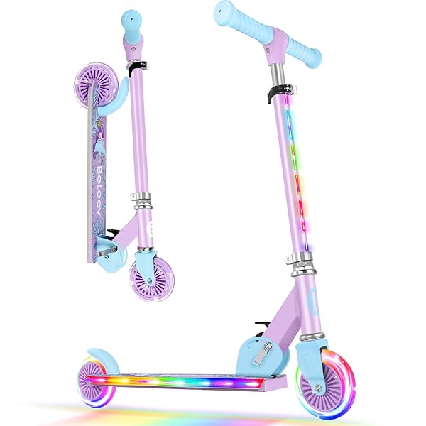 BELEEV SCOOTERS FOR KIDS AGES 3-12 WITH LIGHT-UP...