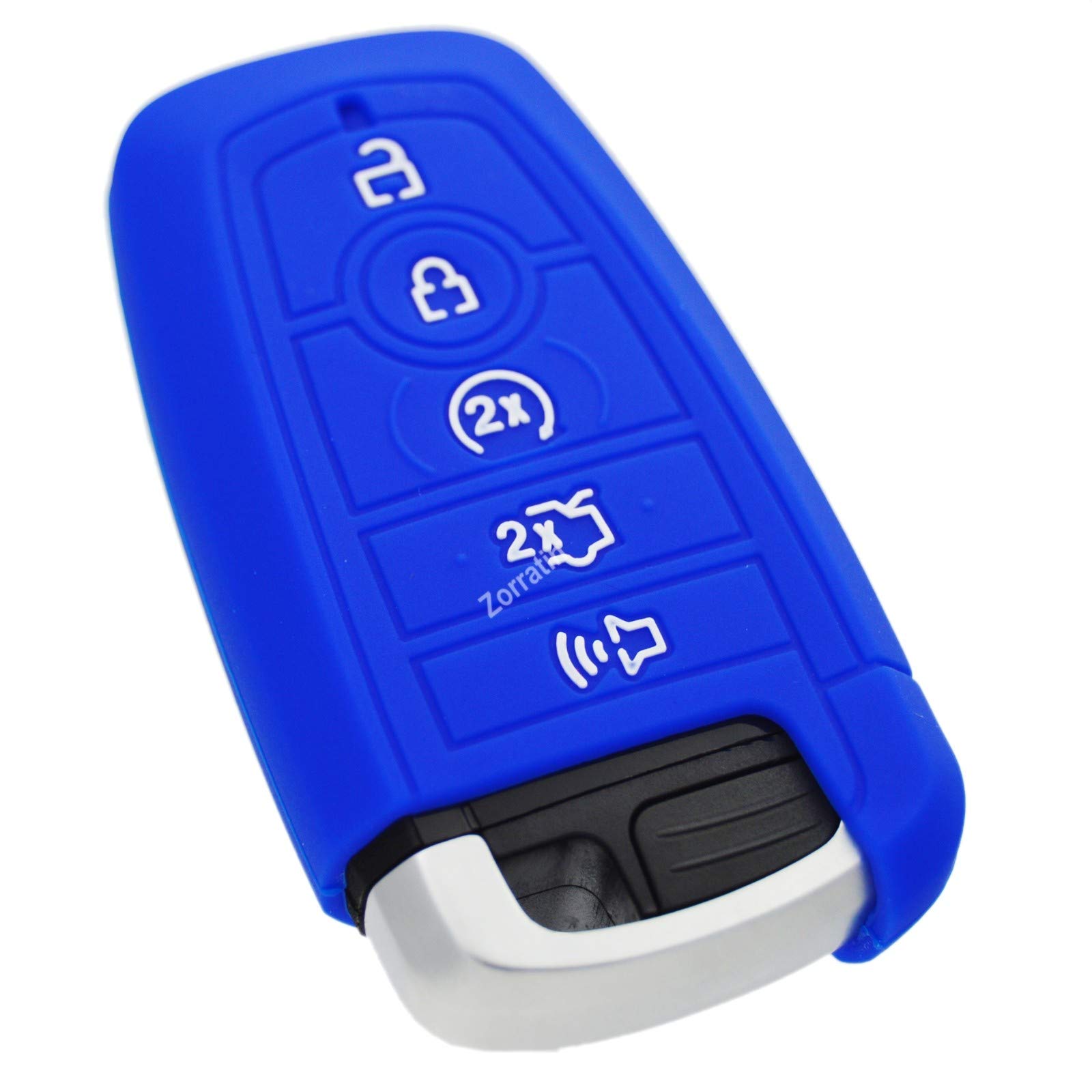 Photo 1 of Silicone Key Fob Cover for Ford F150 Mustang Explorer Expedition Escape Edge Bronco Transit Maverick and Lincoln Navigator Nautilus Aviator Corsair