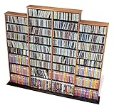 Quad Media Tower, holds 1520 CDs Oak