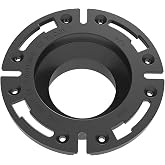 SEAFLO Universal Replacement RV Toilet 3" Floor Flange Black