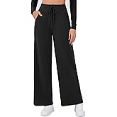 Arolina Women's Wide Leg Pants Casual High Waist Drawstring Palazzo Pants Flowy Drapey Lounge Sweatpants with Pockets