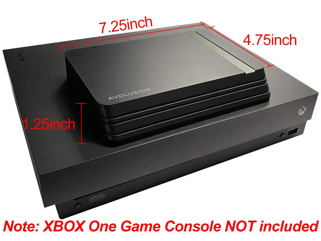 Avolusion HDDGear Pro X 4TB USB 3.0 External Gaming Hard Drive (Pre-formatted for Xbox One X, S, Original) (Renewed)