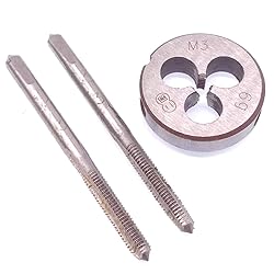 Yodaoke HSS M3 x 0.5mm Taper and Plug Tap and M3 x