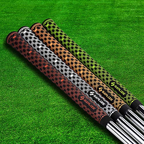 Jaya Golf Grips with Tape, Golf Club Grips, Mid Size, Orange, Set of 13 Grips, 2019 New Golf Grips Kit