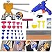 Dent Puller Tools,Gliston Auto Body Dent Repair Kits Paintless Dent Removal Tools - Dent Lifter - Glue Sticks- Glue Gun -Pro Glue Tabs -Mini T bar for Car Auto Body Repair Tool Dent Puller