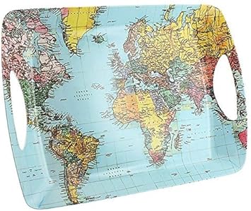 Carte Du Monde Atlas Carte Plateau 44 X 33cm Amazonfr