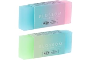 3 Pcs Soft Durable Cute Colored Pencil Rubber Erasers for School Useful