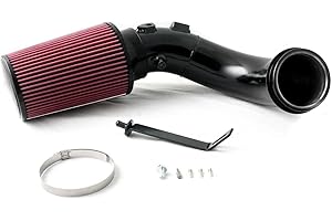 ZANILIA 4inch Cold Air Intake Kit Fits 2007.5 2008 2009 2010 2011 2012 Dodge Ram 2500 3500 6.7L Cummins Diesel(Red)
