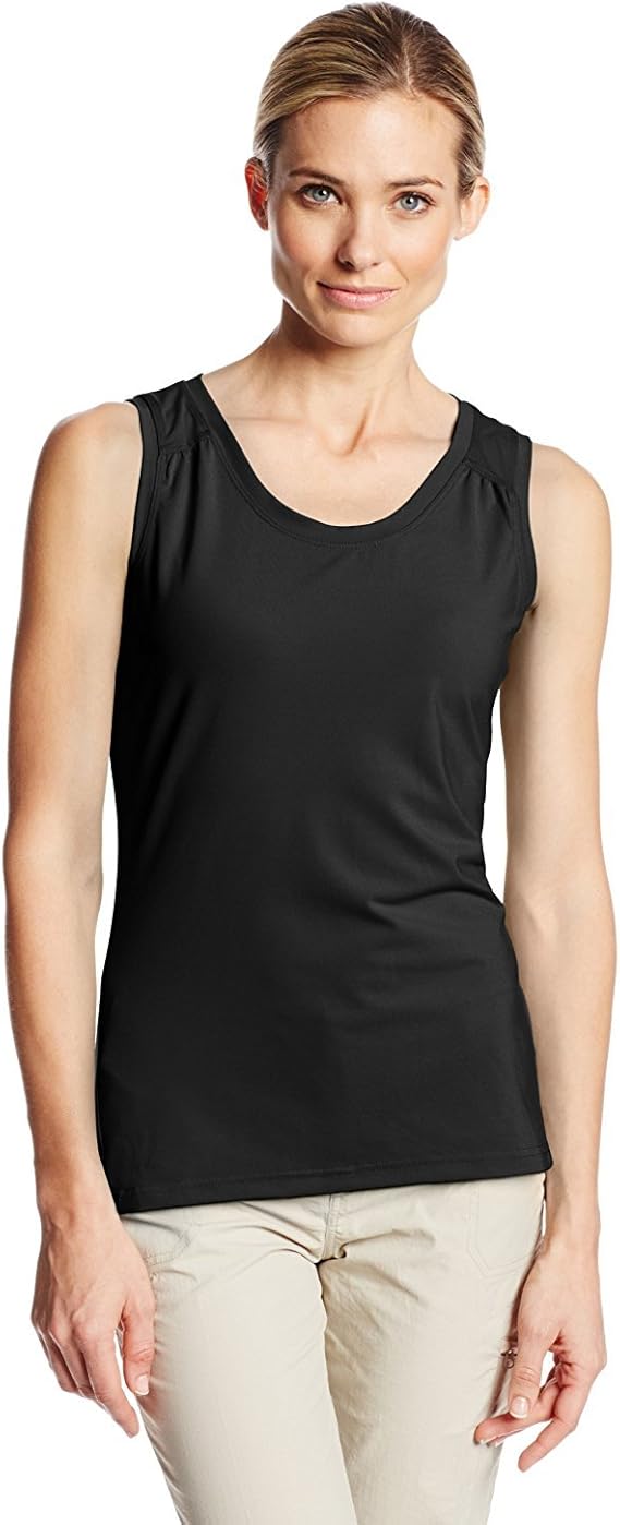 Amazon.com: Columbia Women's Trail Crush Sleeveless Shirt, Black, X-Small: Clothing