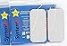 Syrtenty TENS Unit Replacement Pads - Pack of 4 Electrode Squares for Muscle Stimulation & Therapy - 2