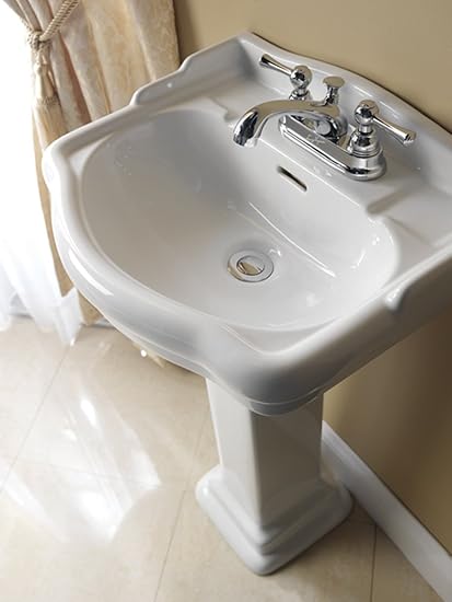 Barclay 3 874wh Stanford 460 Vitreous China Pedestal Lavatory Sink