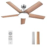 Dreo Ceiling Fans with Lights and Remote, 52