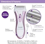 Bauer Professional 38730 Soft and Smooth Lady Shaver Wet Dry Battery Operated view 4