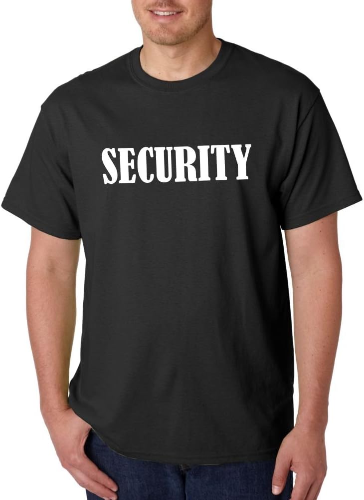 Security T-Shirts for Police, Sheriff, Event Staff Bouncer, Party Guard Tee,