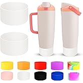 2Pcs Silicone Boot for Owala 30oz & 40oz FreeSip Sway Bottles & Tumblers, Accessories for Owala - Transparent