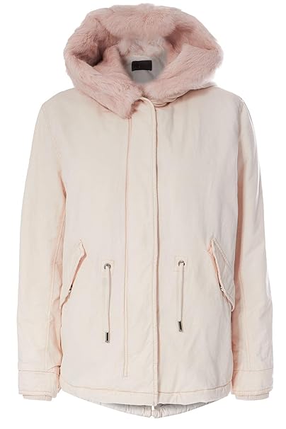 IQ+berlin Boxy Parka mit Fellkapuze