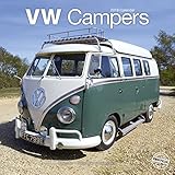 VW Camper Calendar- Calendars 2017 - 2018 Wall Calendars - Car Calendar - Automobile Calendar - VW C by 