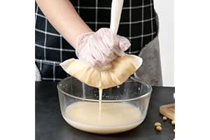 3 Pcs Cheesecloth Bags for Straining, 11.8''x7.9'' Nut Milk Bag Reusable Fine Mesh Cloth Food Strainer for Yogurt, Juice, Che