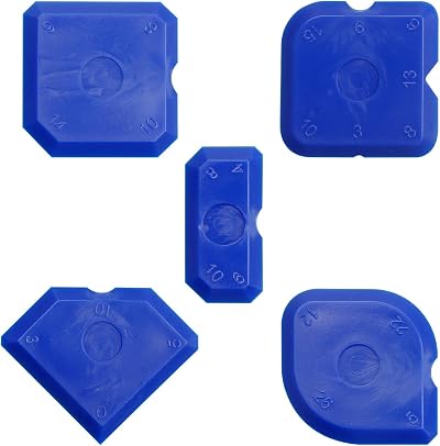 5 Pcs Caulk Tool Kit Grout Smoother Applicator Kitchen Bathroom