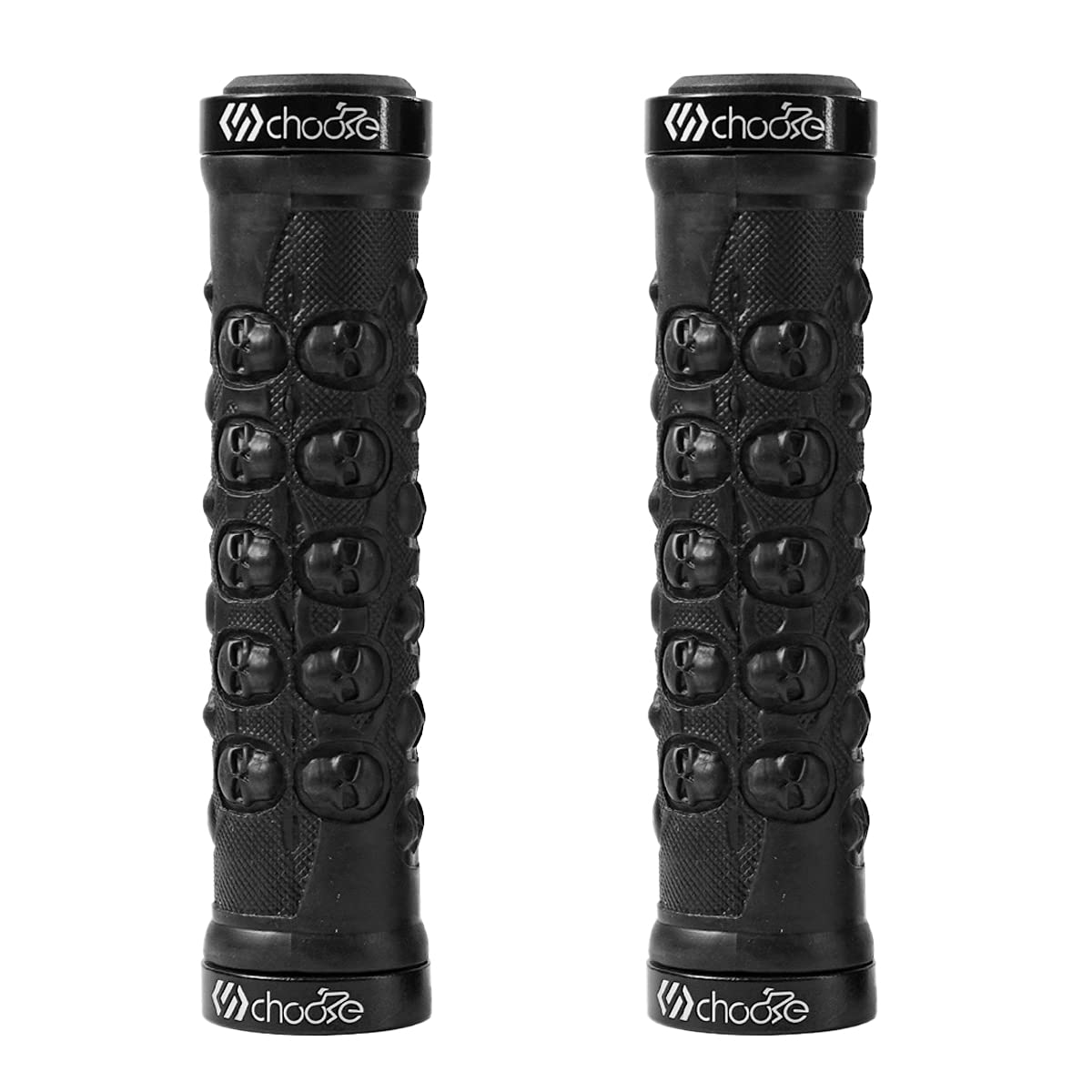 Chooee Bicycle Grips,Lock on Mountain Bike Grips For MTB, Bike Handlebar Grips For BMX Black