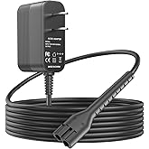 4V Charger for Wahl 8164 8591 8148 8504 Magic Clipper Cordless Power Cord | Replacement for Wahl Magic Clip Cordless Trimmer 1919 100 Year Hair Clipper Power Supply 5FT