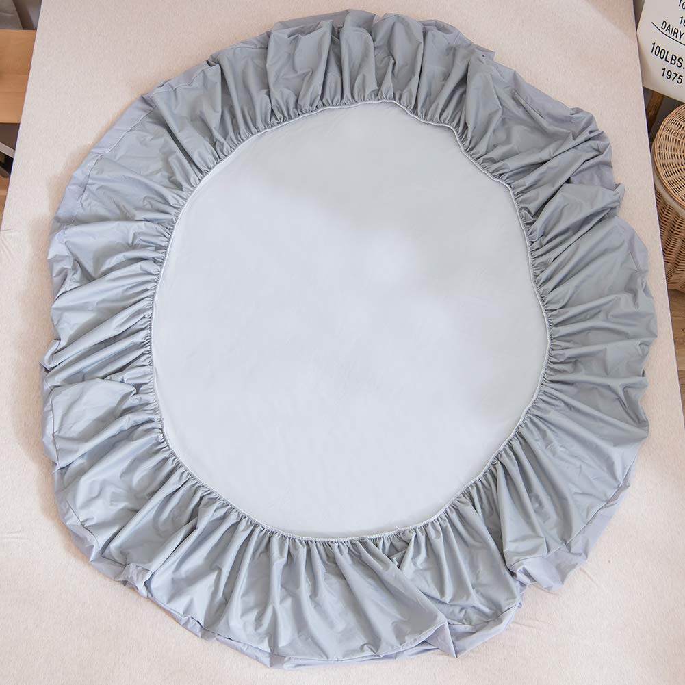 MH MYLUNE HOME Waterproof Mattress Protector Breathable Mattress Pad Cover Stretches up to 13inches Deep Pocket (Gray, Full)