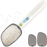 Digital Measuring Spoon Scale Rechargeable, 0.1g High Precision Gram Spoon | Digital Spoon Scale with Level Bubble, Measuring Spoons for Baking Coffee Cooking Pet Food &amp; Weight Control, g/oz/ml Units