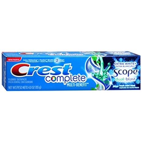 Crest toothpaste 4oz Extra whitening mint (037000496298)