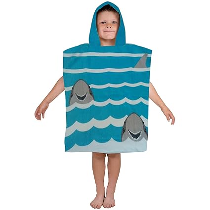 Athom Trendz Kids Hooded 350 GSM Cotton Bath Towel - Multicolour