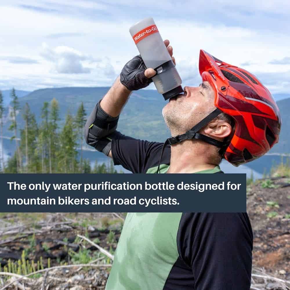 Water Filter Camping WATER TO GO Water Filter Bottle (Active 25oz