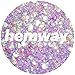 Hemway Mermaid Pink Mix Glitter Chunky Multi Purpose Dust Powder Arts & Crafts Wine Glass Decoration Weddings Flowers Cosmetic Face Eye Body Nails Skin Hair Festival 100g