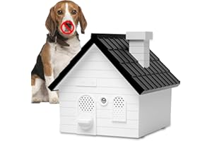 Gritin Anti Bark Device Dogs, Dog Bark Deterrent Devices with 4 Adjustable Modes, Bark Control 50ft, Bark Control for Dogs Indoor and Outdoor, Bark Box Safe for Dogs & Humans