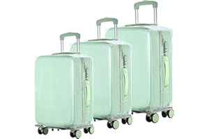 Mannikesi Luggage Cover Clear PVC Suitcase Covers Luggage Cover Protectors for Wheeled Suitcase (20/24/28 inch)
