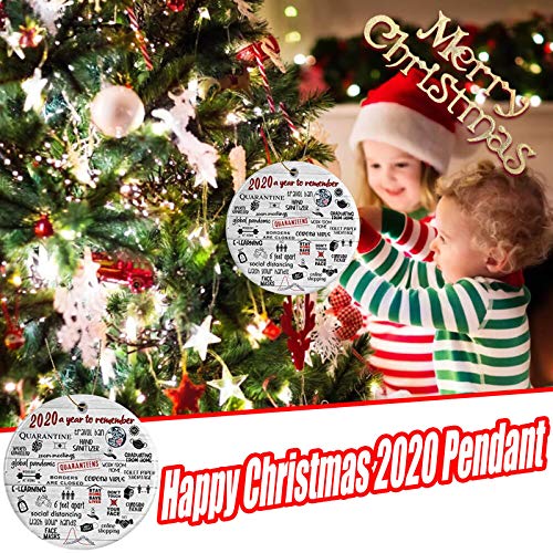 2020 A Year to Forget, Remember 2020 Christmas Ornament Quarantine 2020 Events Keepsake
