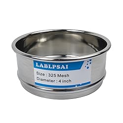 LABLPSAI 325 Mesh Lab Sieves 4" Diameter 304