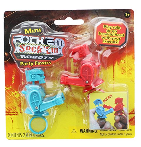 Nerd Block Mini Rock'em Sock'em Robots Party Favor Pack