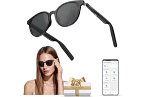 GetD AI Glasses for Men & Women, Smart Sunglasses Powered by ChatGPT with Real-Time 145-Language Translation, Bluetooth 5.4 Glasses,11H Music/9H Call, UV400 & Polarized Lenses for Travel & Daily Use