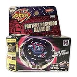 Beyblade Dark Poseidon 145WD with Light Launcher 1 BB-34 Retail Starter Set from the Metal Fusion, Metal Fury, Metal Masters Series US Sold