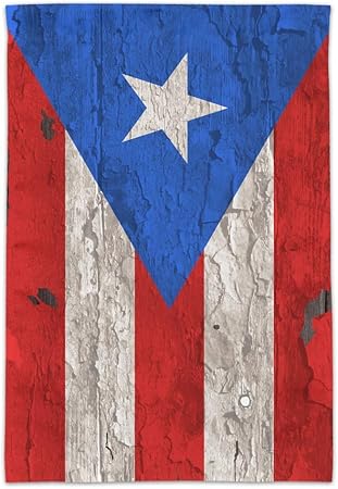 Amazon Com Graphics More Rustic Distressed Puerto Rico Flag
