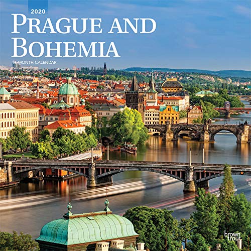 Prague and Bohemia 2020 12 x 12 Inch Monthly Square Wall Calendar, Scenic Travel Europe Czech Republ by 