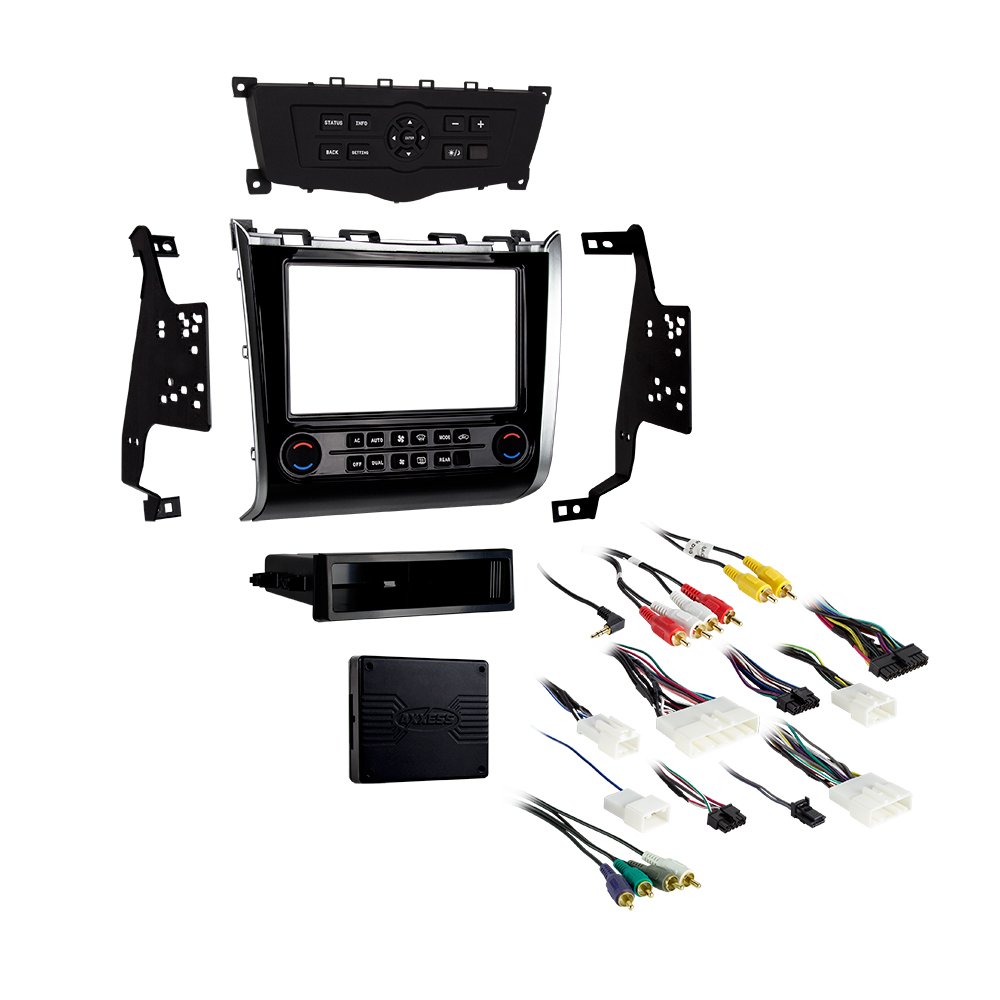 Metra 99-7627HG Single/Double DIN Dash Kit for Select 2013- Nissan Pathfinder Vehicles (Black)