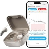 Cearvol Nano 2 OTC Hearing Aids for Seniors, App Personalized Hearing | for Mild to Moderately Severe Hearing Loss; 40dB Gain, Rechargeable, Noise Reduction, NOT Music Streaming or Phone Calls