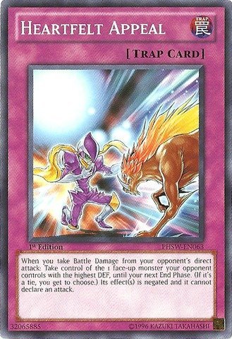 Yu-Gi-Oh! - Heartfelt Appeal (PHSW-EN063) - Photon Shockwave - 1st Edition - Common