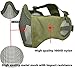 Jadedragon PJ Tactical Fast Helmet & Protect Ear Foldable Double Straps Half Face Mesh Mask & Goggle(Green)